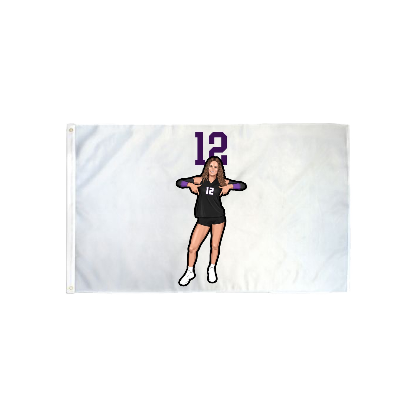 3x5 Flag — Number Top in Classic
