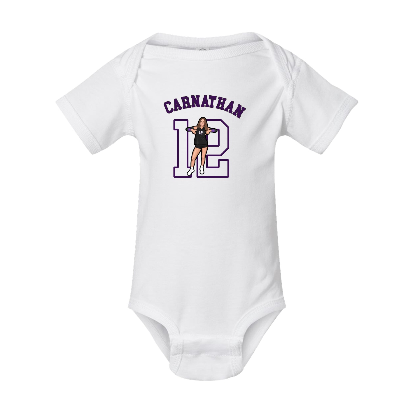 Baby Onesie — Shirsey Arch in White