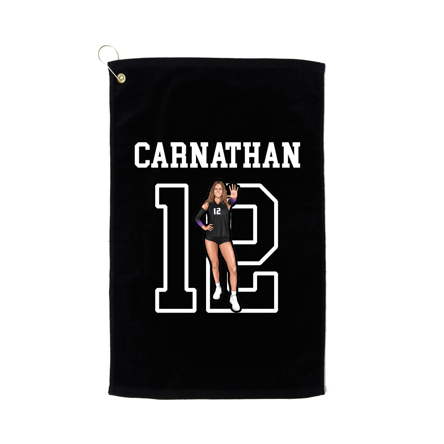 Golf Towel — Shirsey in Black