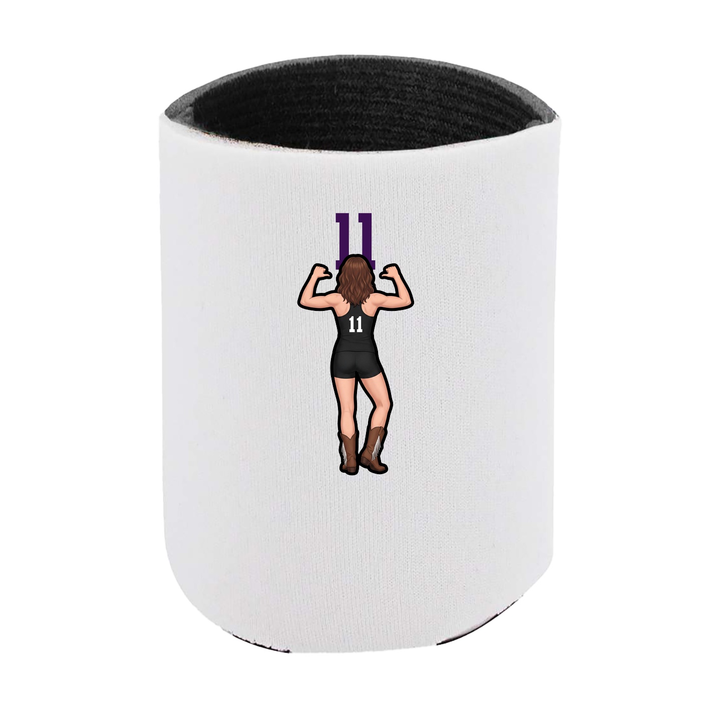 Can Holder — Number Top in White
