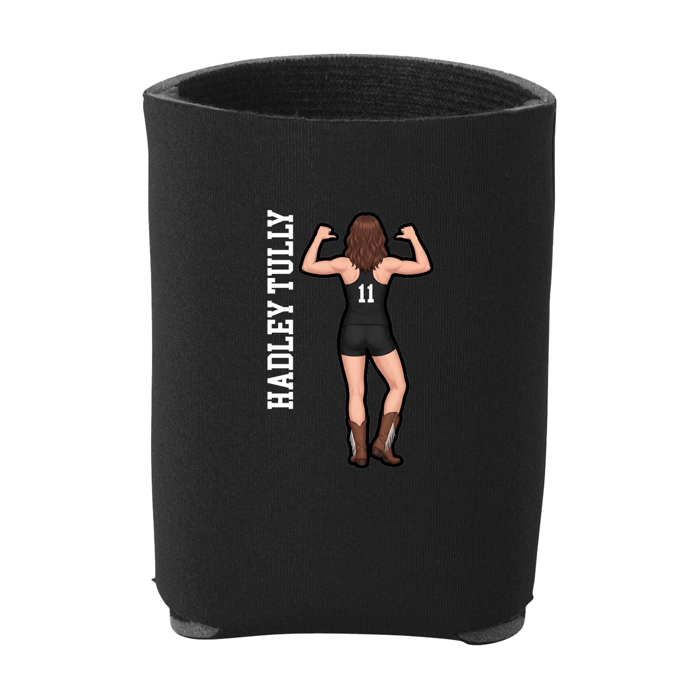 Can Holder — Name Vertical in Black