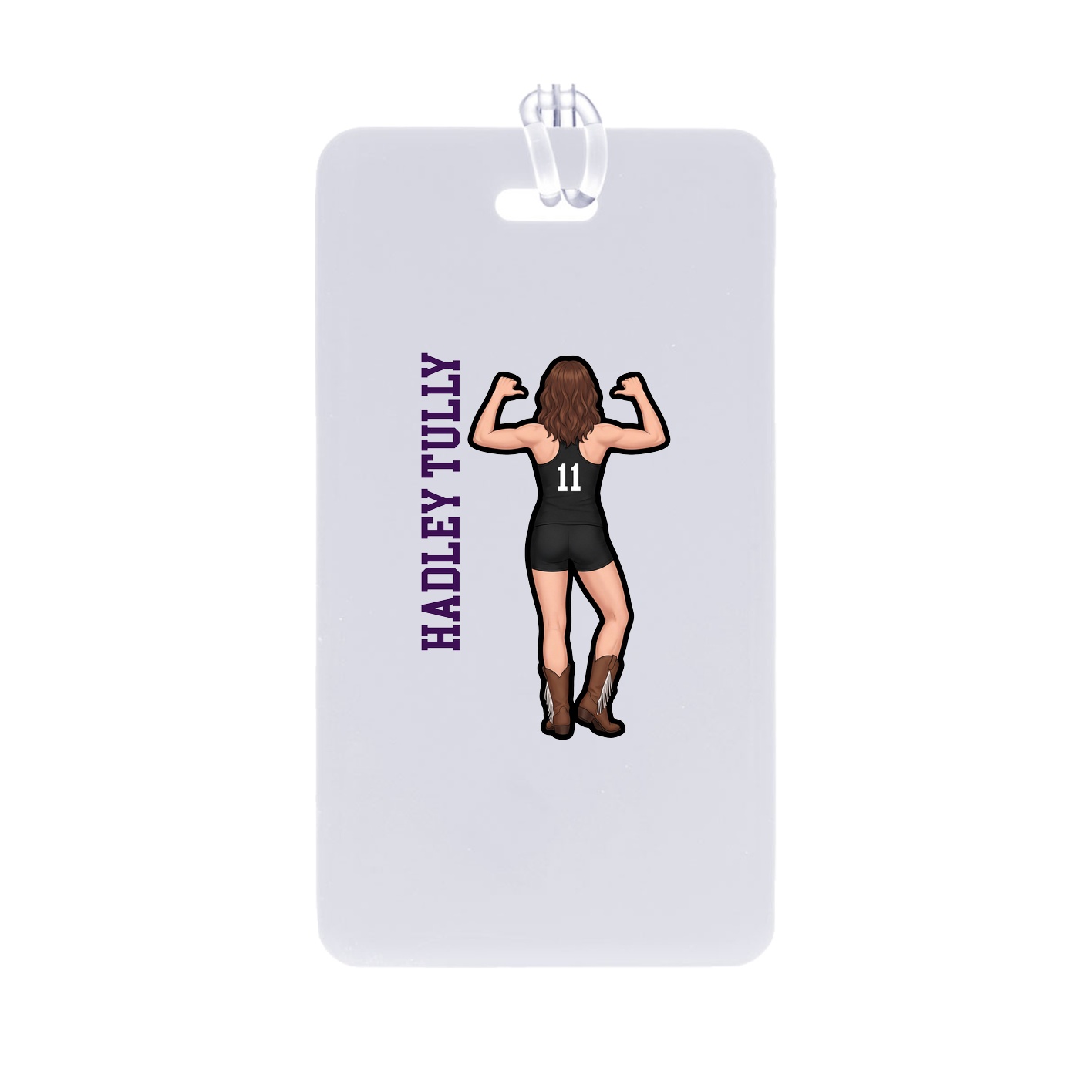 Bag Tag — Name Vertical in Classic