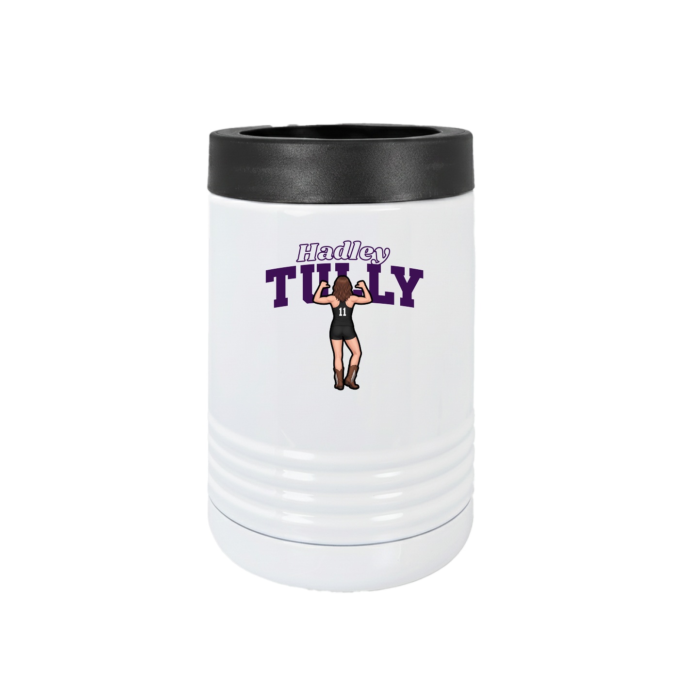 Beverage Holder — Name Arch in White