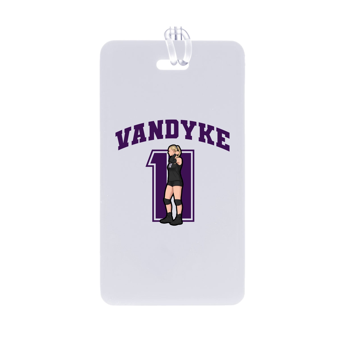 Bag Tag — Number in Classic