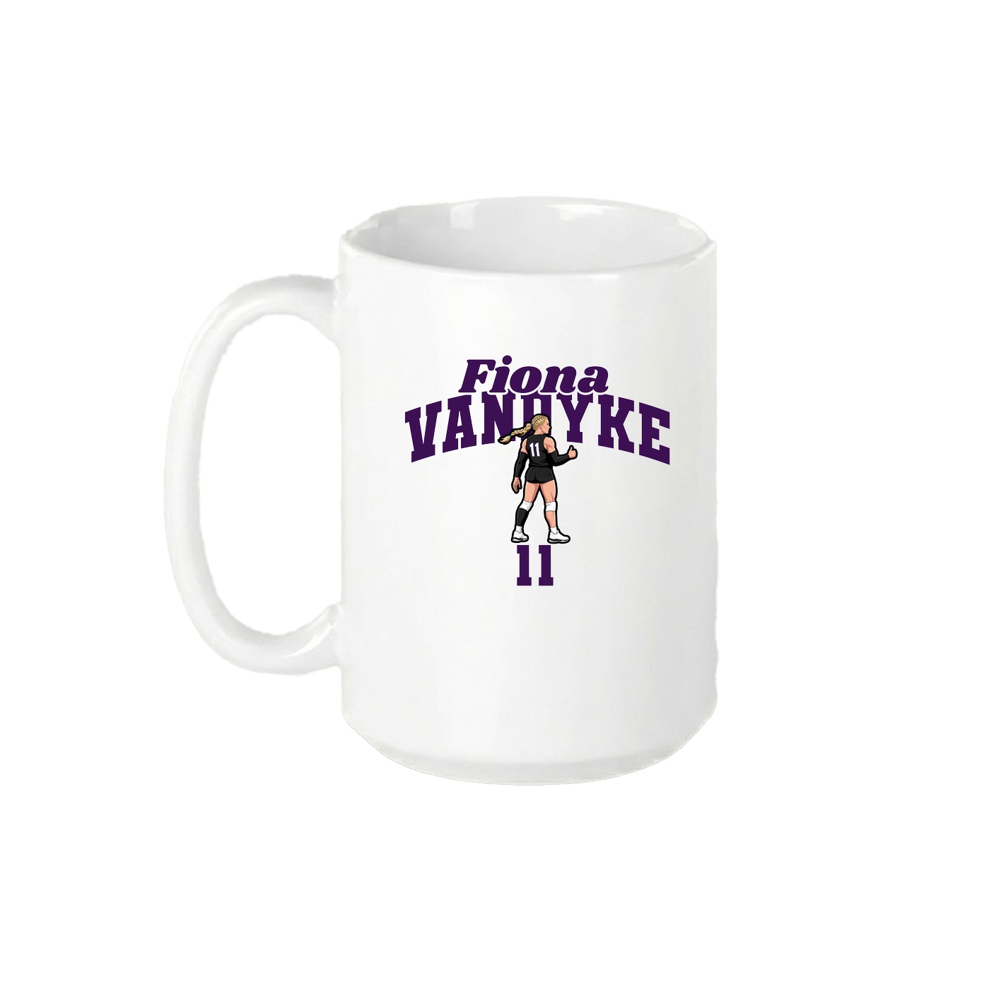15oz Coffee Mug — Signature Arch in White