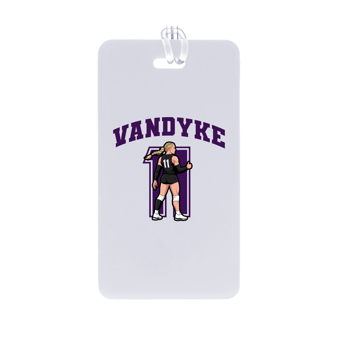 Bag Tag — Number in Classic