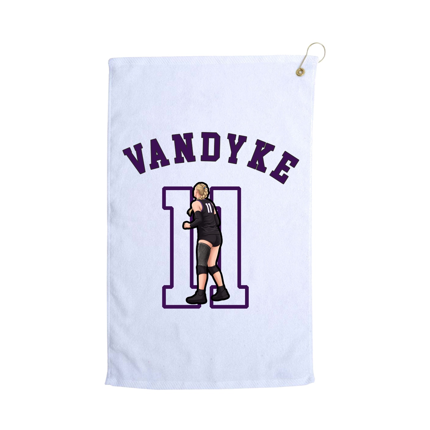 Golf Towel — Shirsey Arch in White
