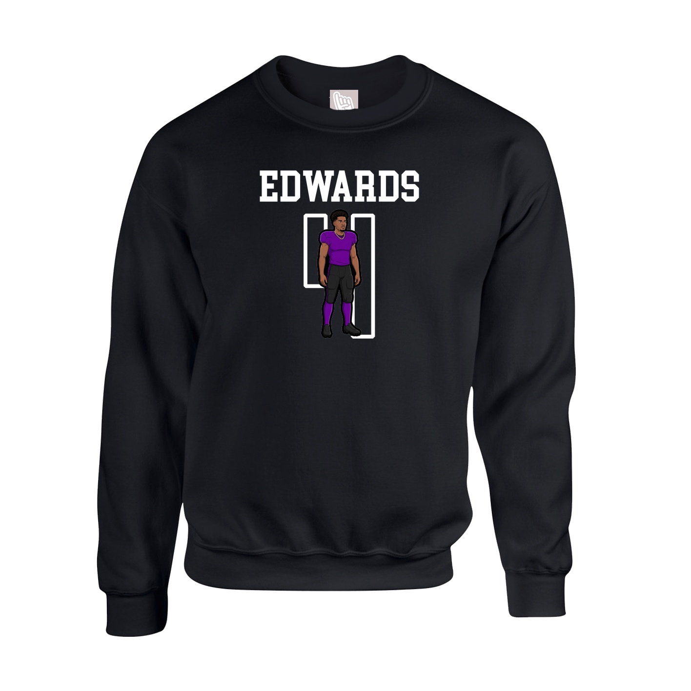 Fleece Crew — Shirsey in Black