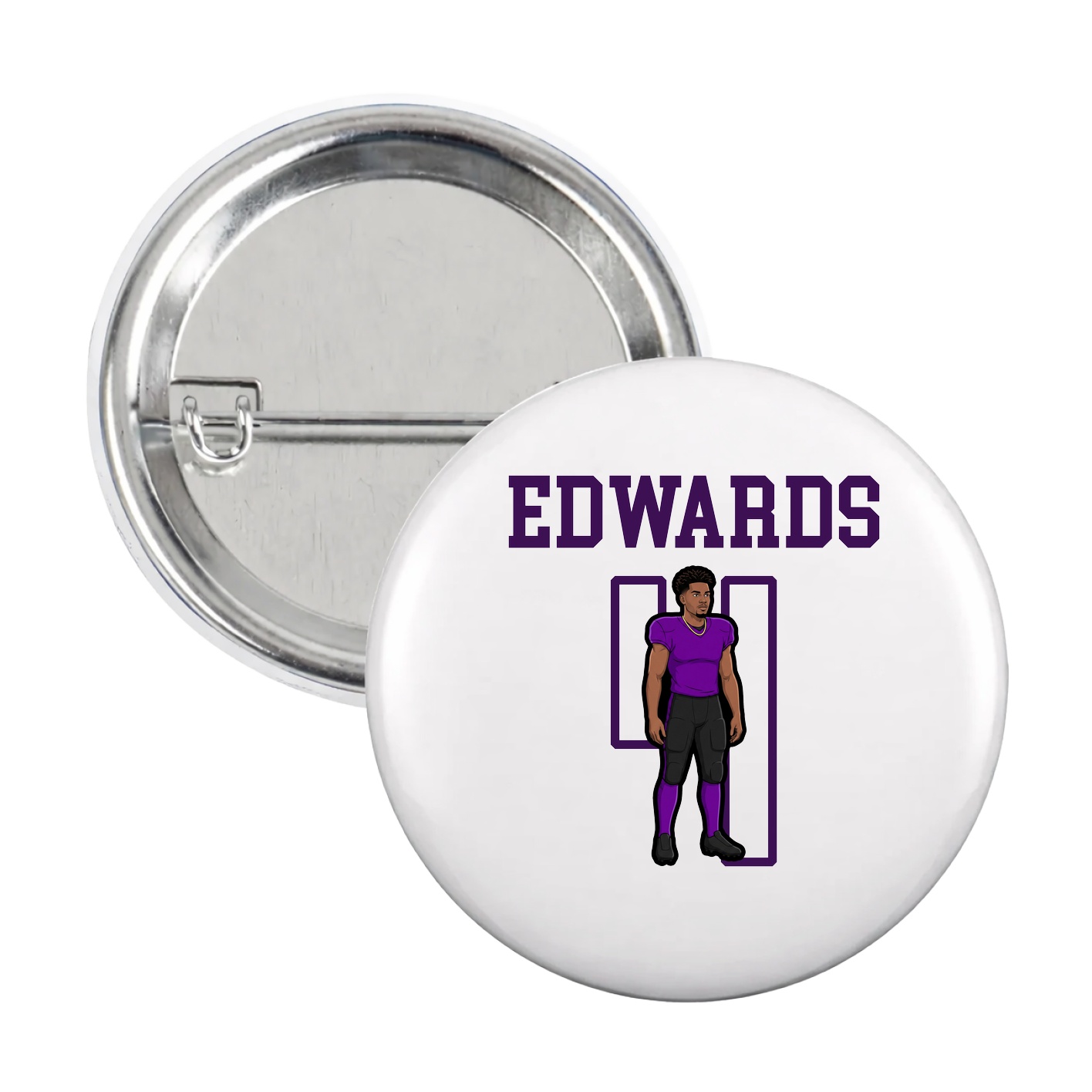 Game Day Button — Shirsey in White