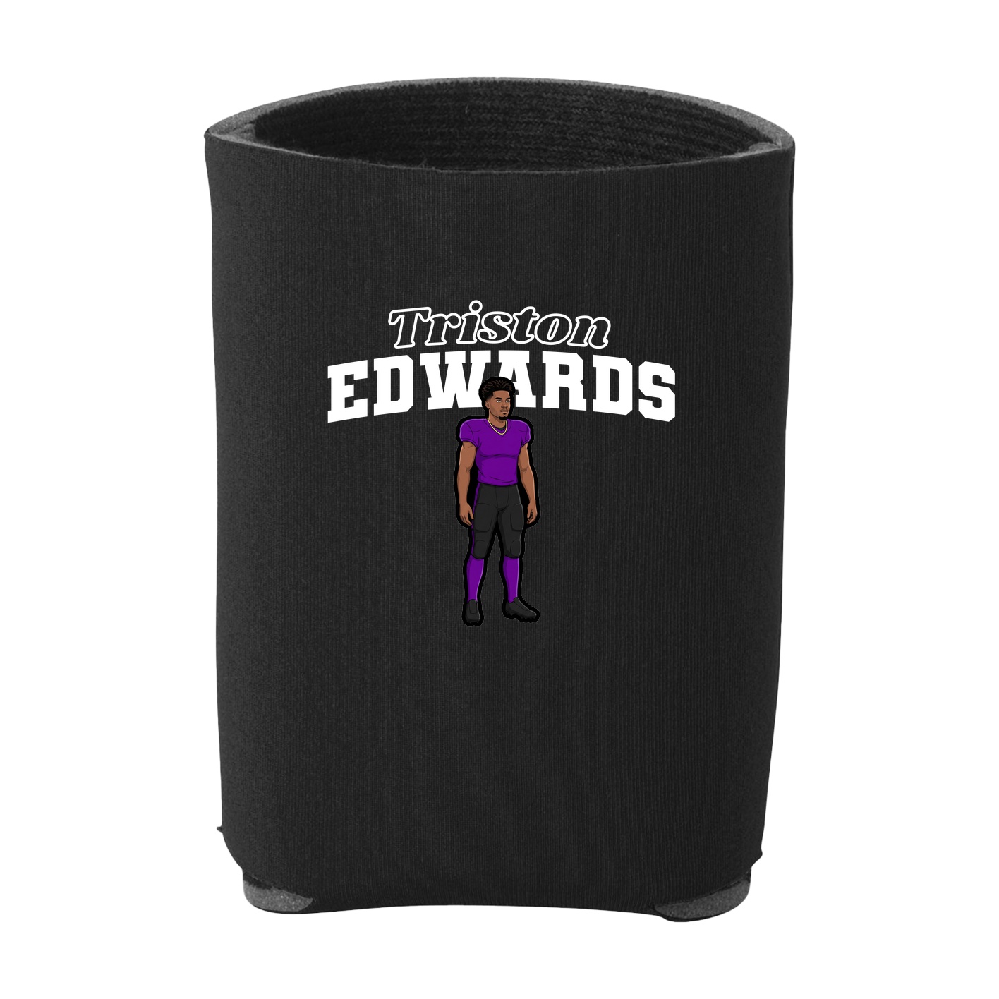 Can Holder — Name Arch in Black