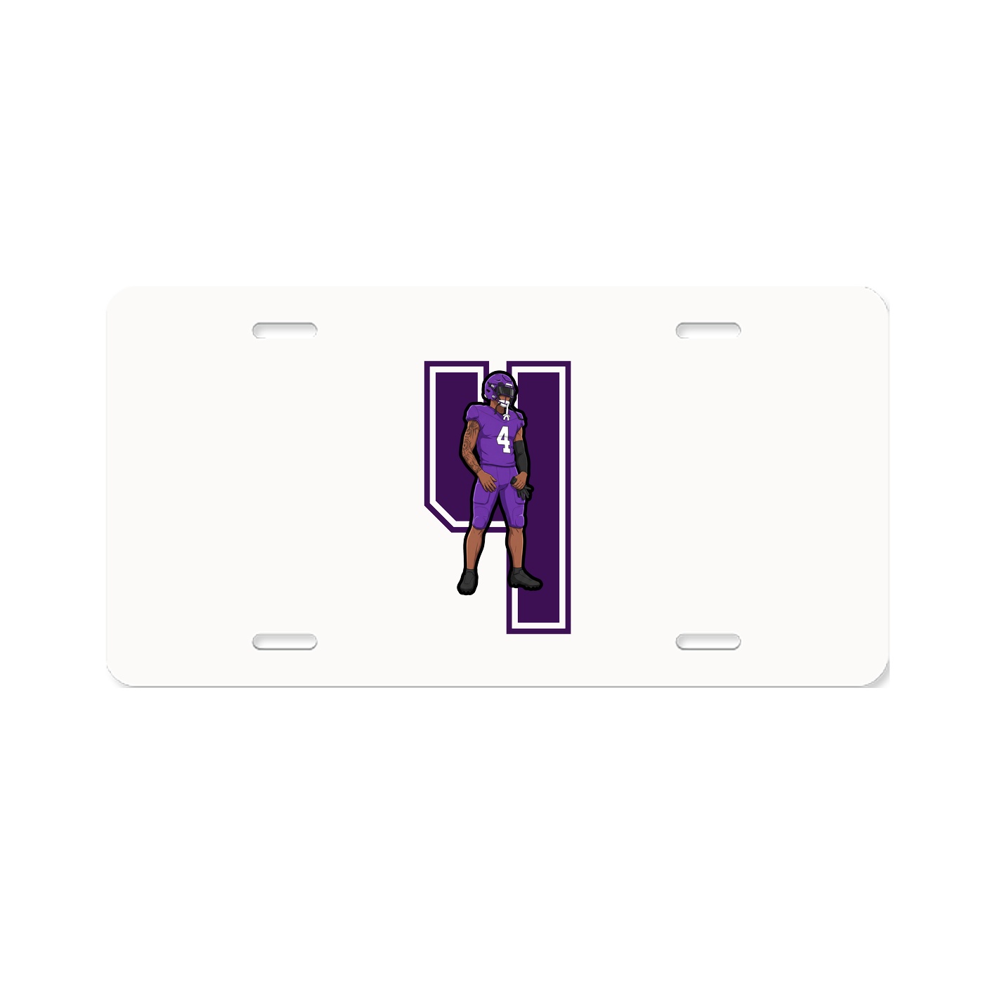License Plate — Number in Classic