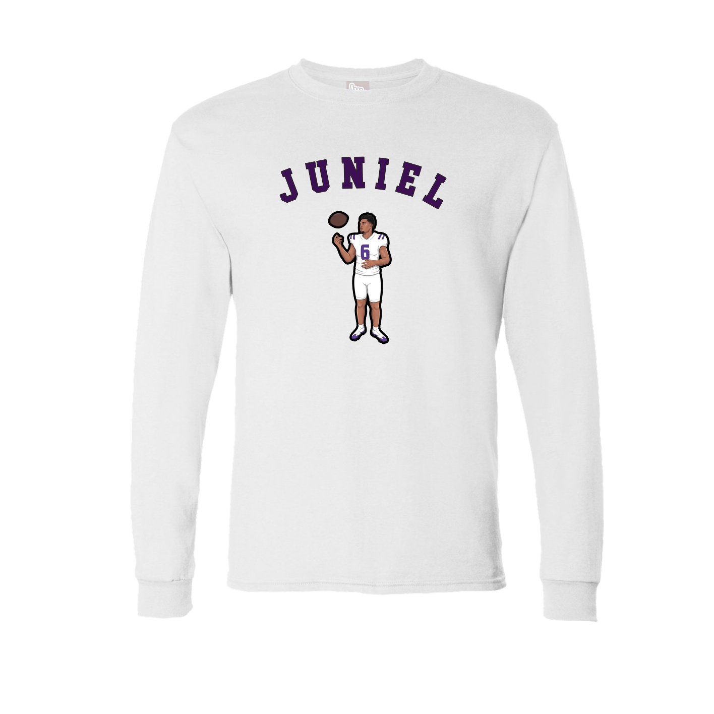 Long Sleeve Tee — Shirsey Arch in White