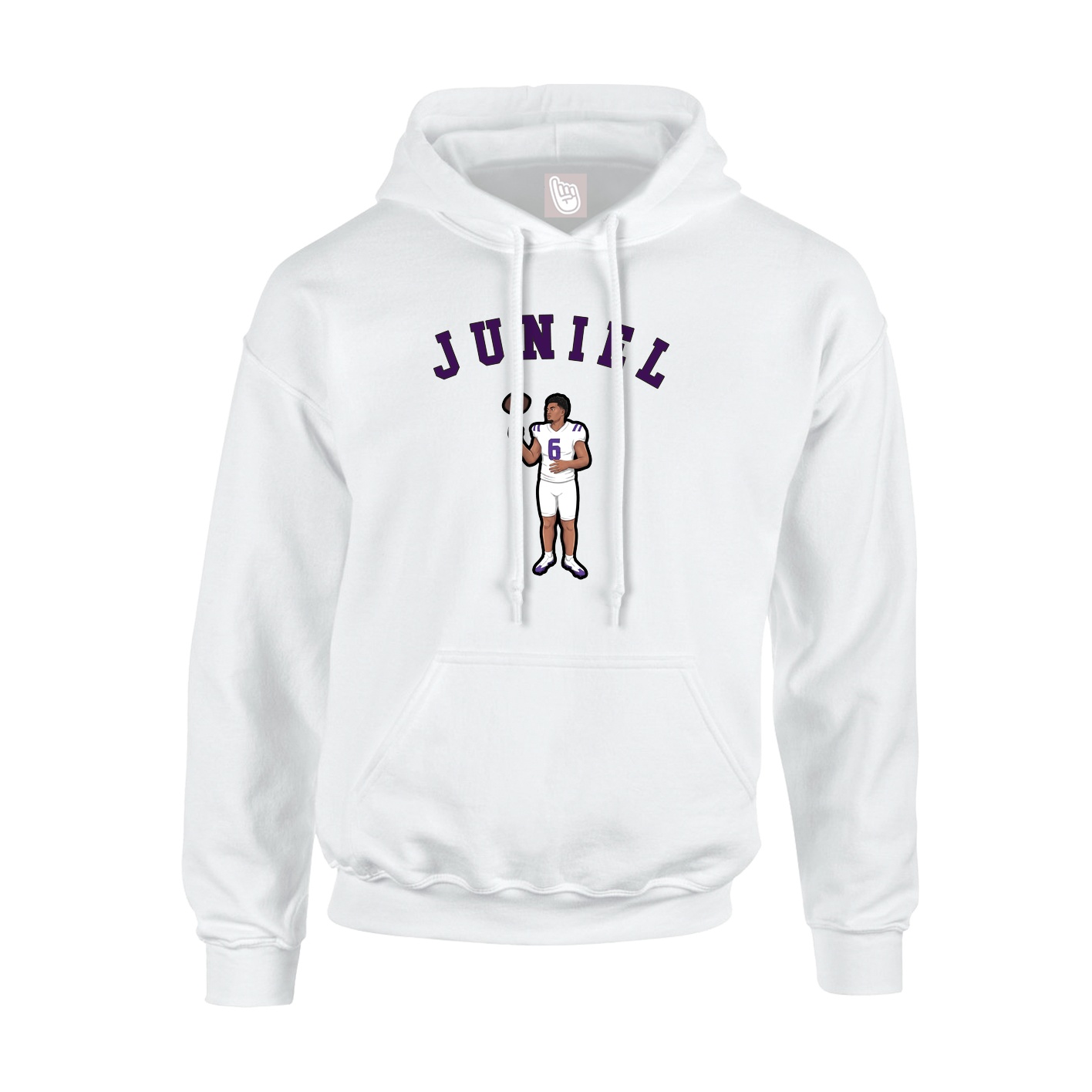 Hoodie — Shirsey Arch in White