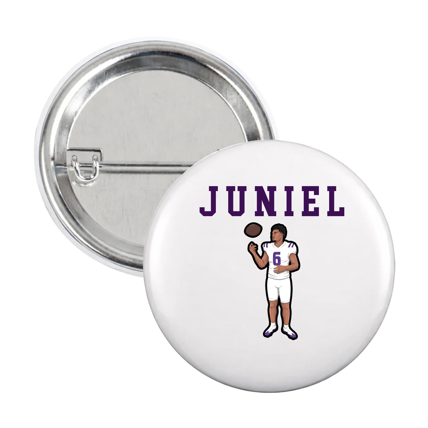 Game Day Button — Shirsey in White