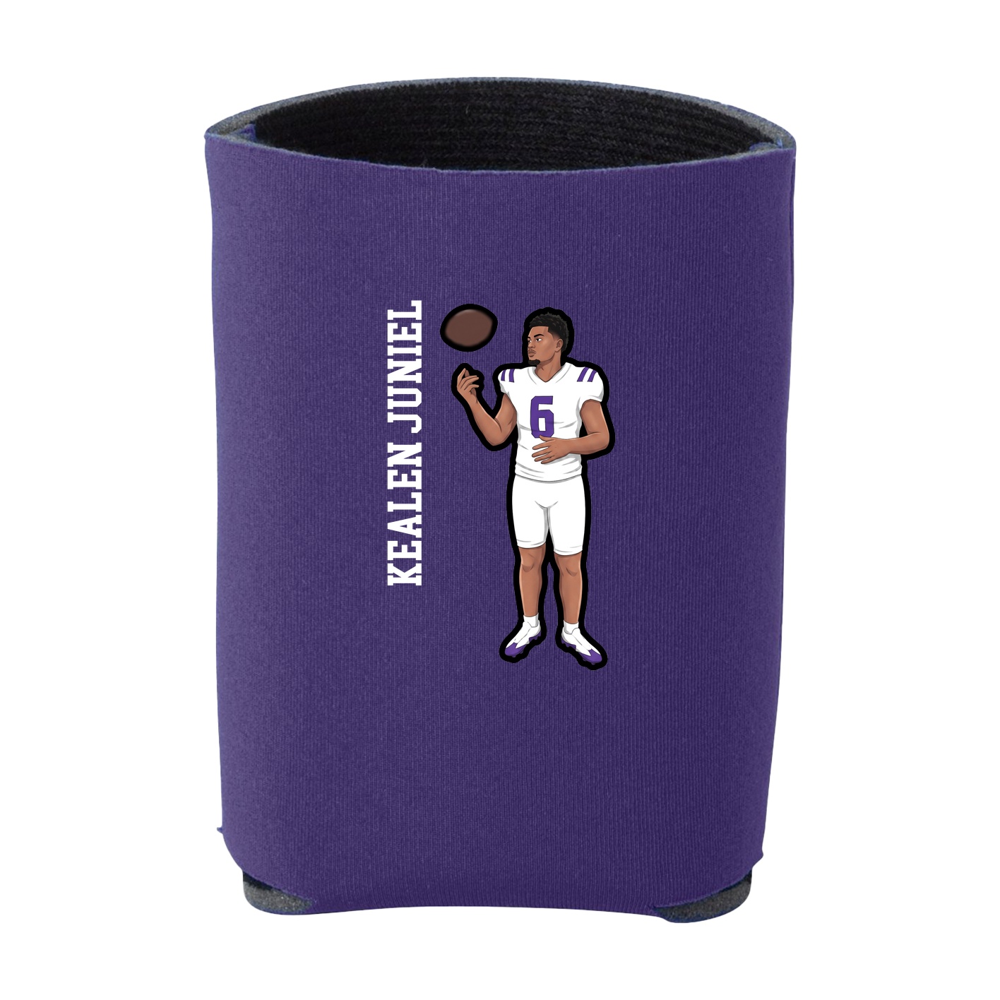 Can Holder — Name Vertical in Purple