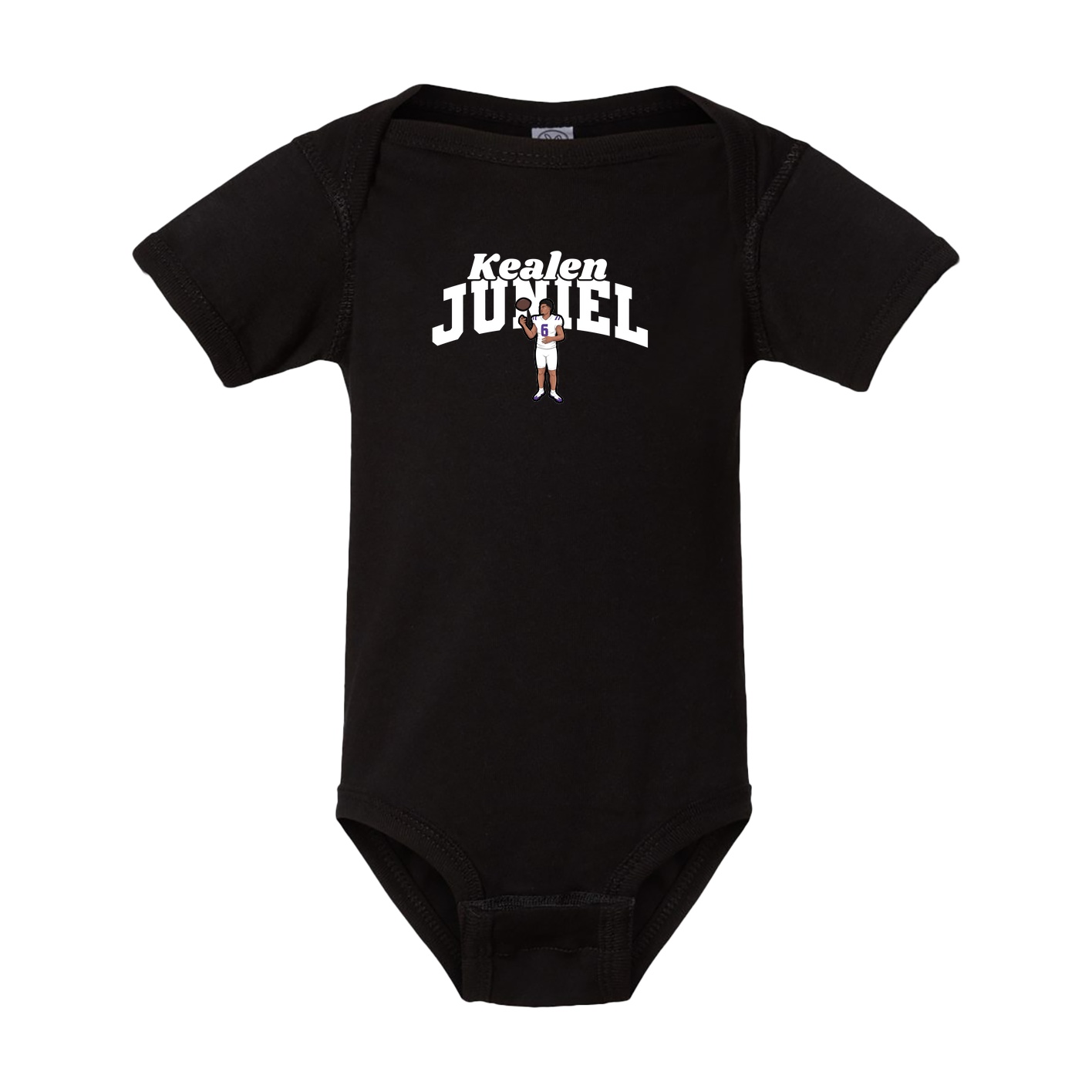 Baby Onesie — Signature Arch in Black