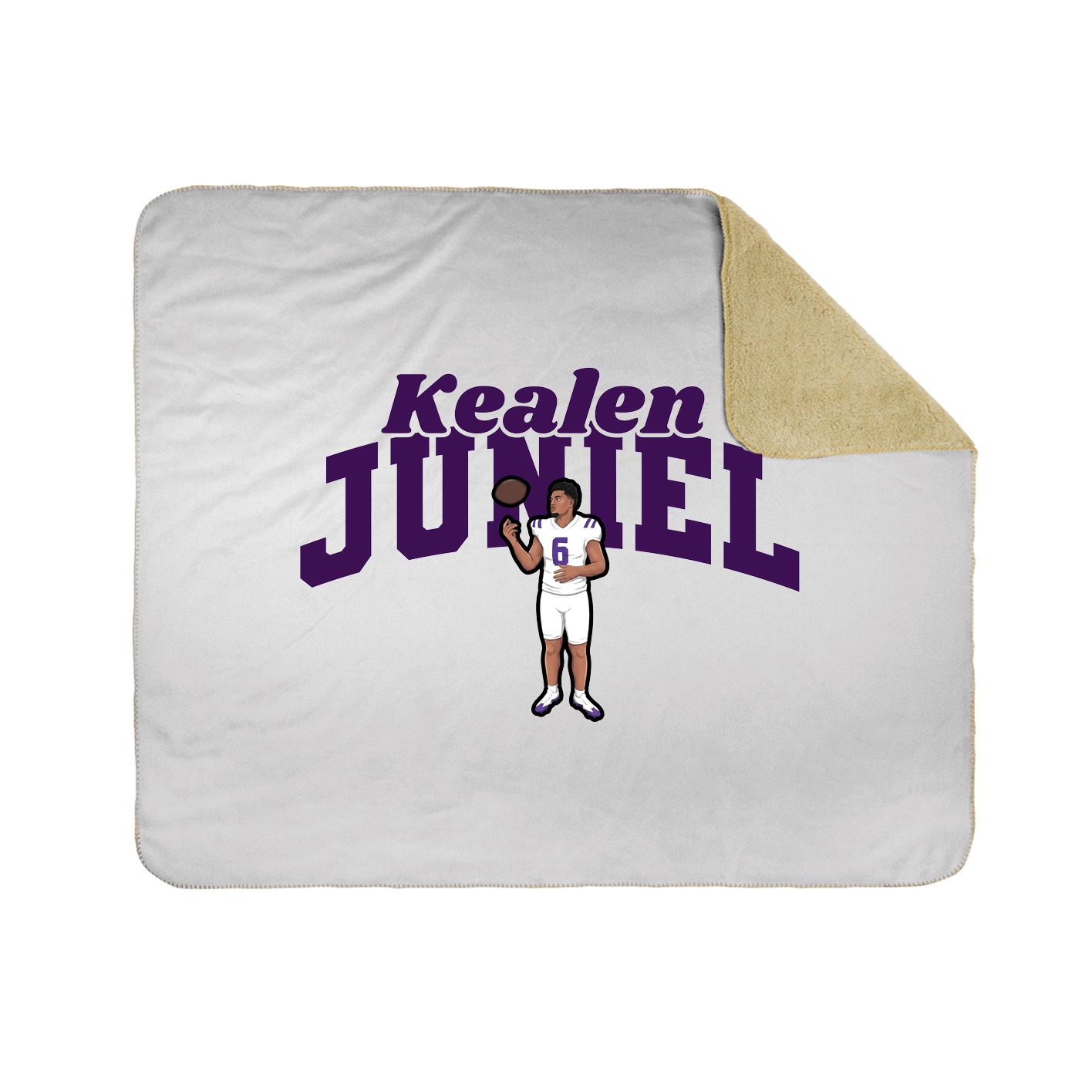Throw Blanket — Signature Arch in White