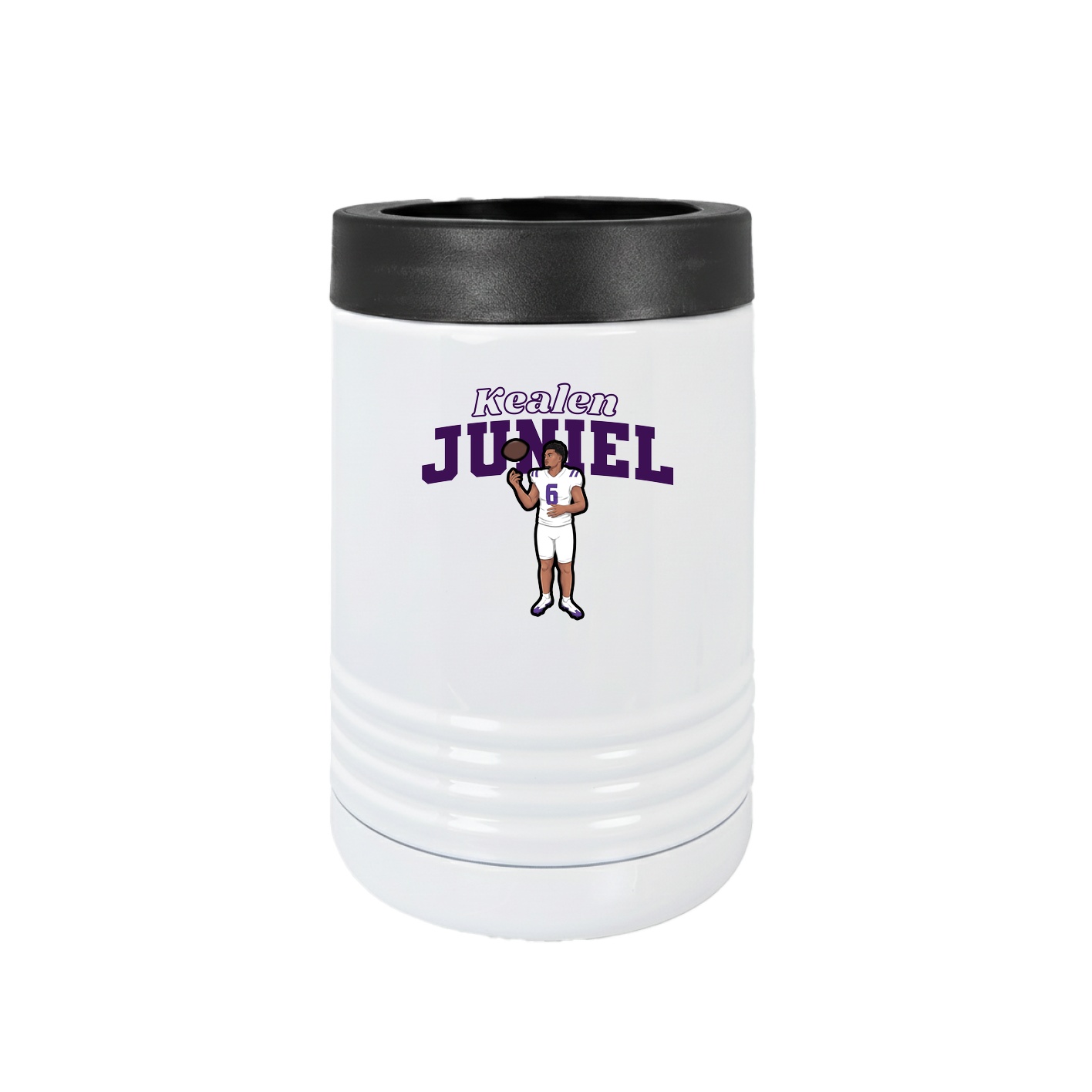 Beverage Holder — Name Arch in White