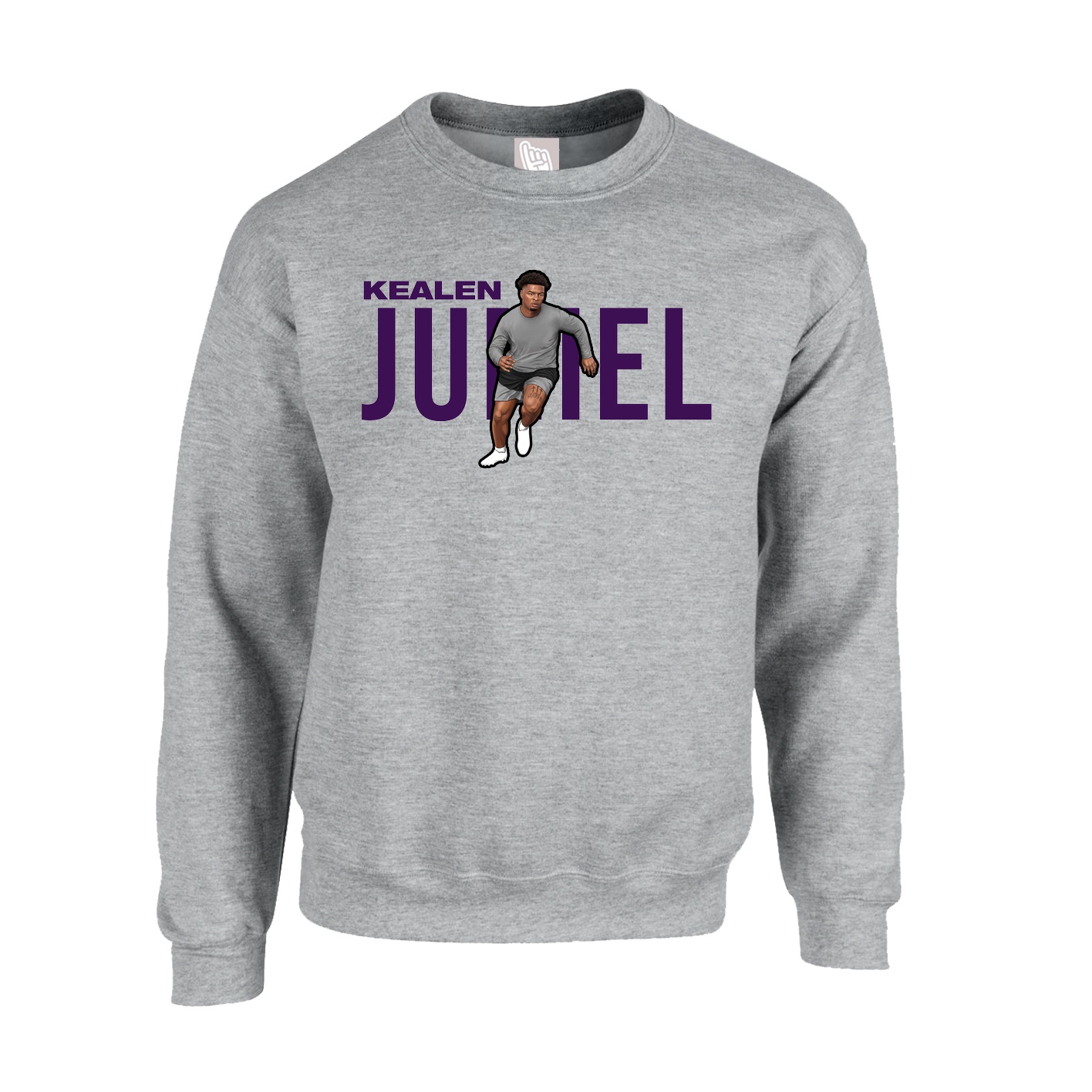 Fleece Crew — Player Name in Grey