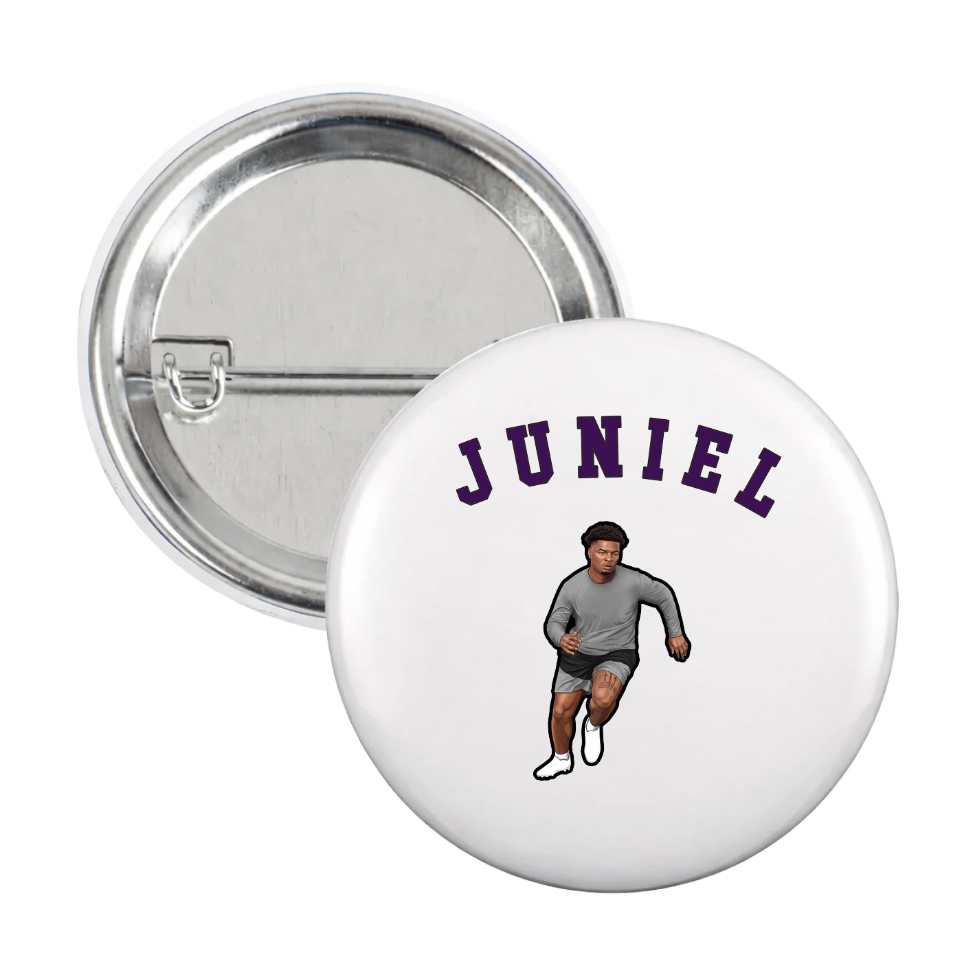 Game Day Button — Shirsey Arch in White