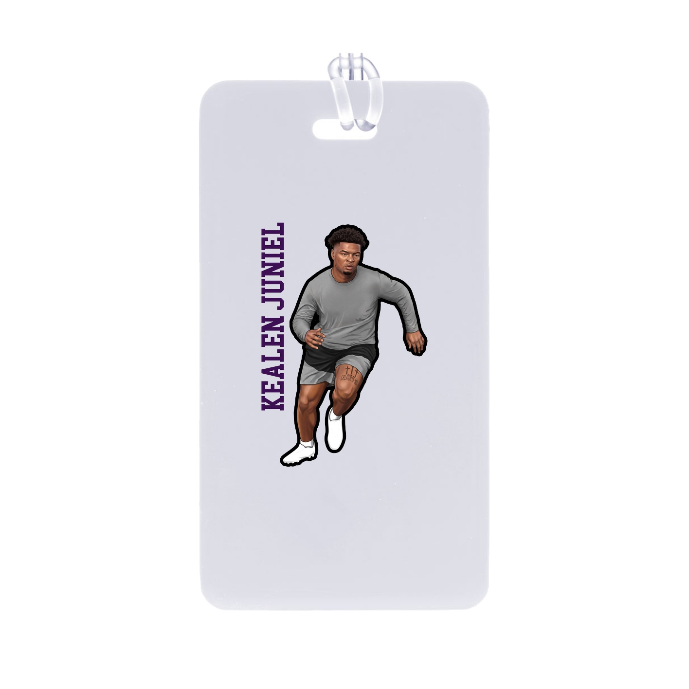 Bag Tag — Name Vertical in Classic