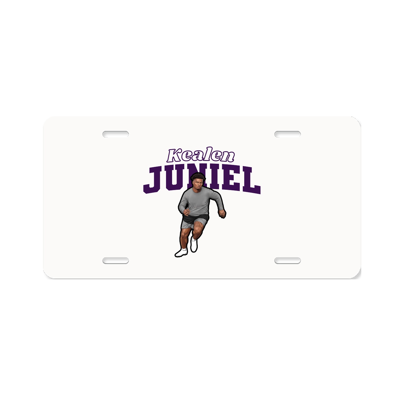 License Plate — Name Arch in Classic