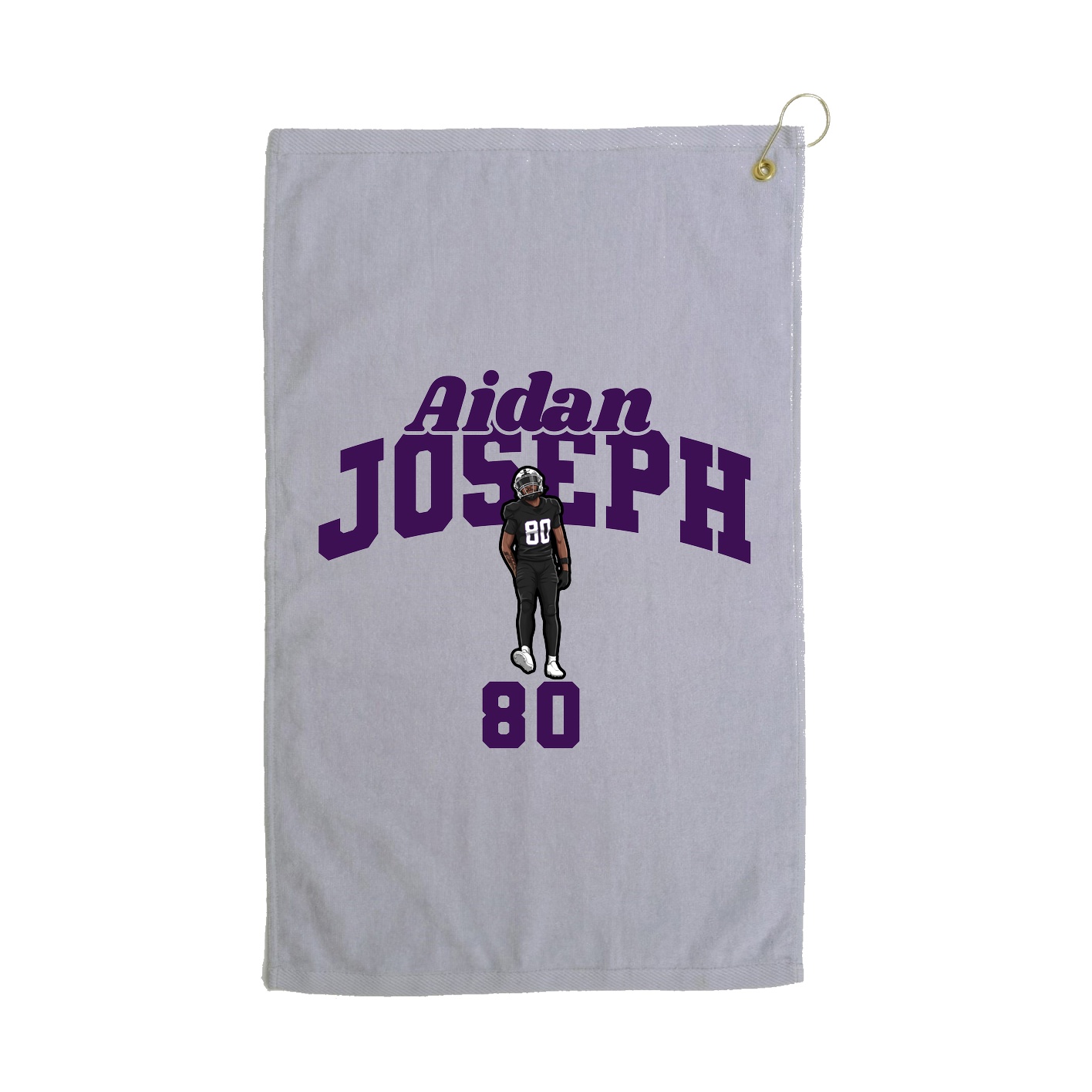 Golf Towel — Signature Arch in Grey