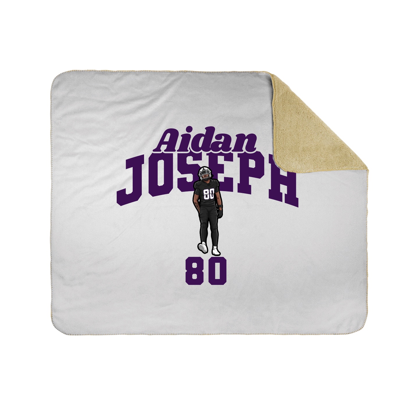 Throw Blanket — Signature Arch in White