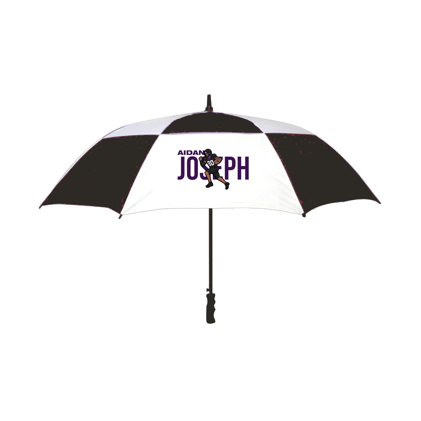 Golf Umbrella — Player Name in Black