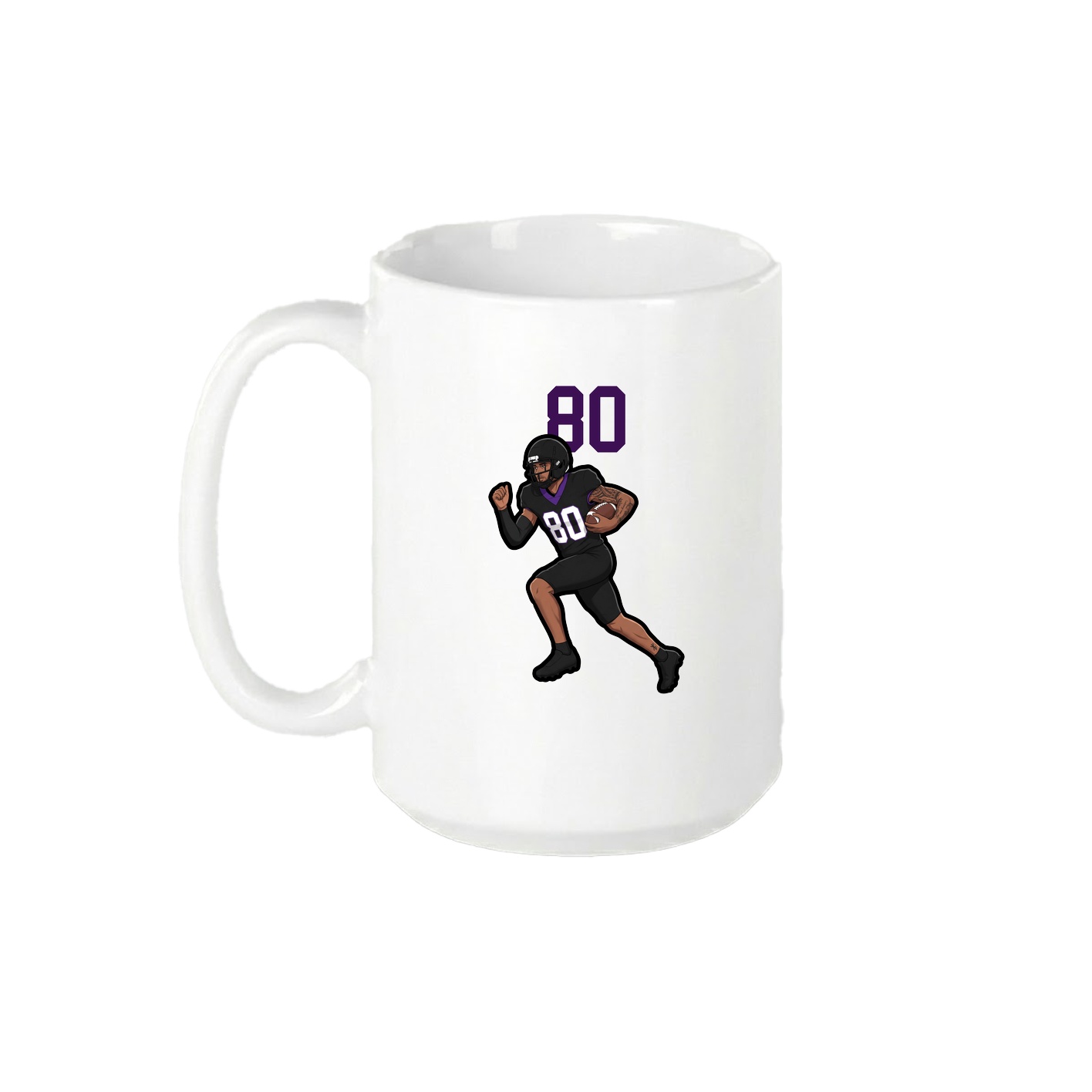 15oz Coffee Mug — Number Top in White