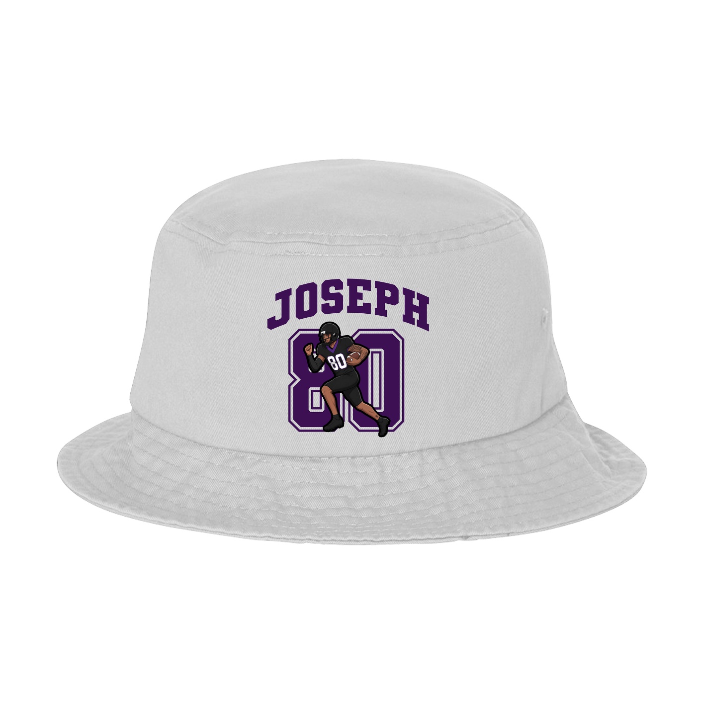 Bucket Cap — Number in White