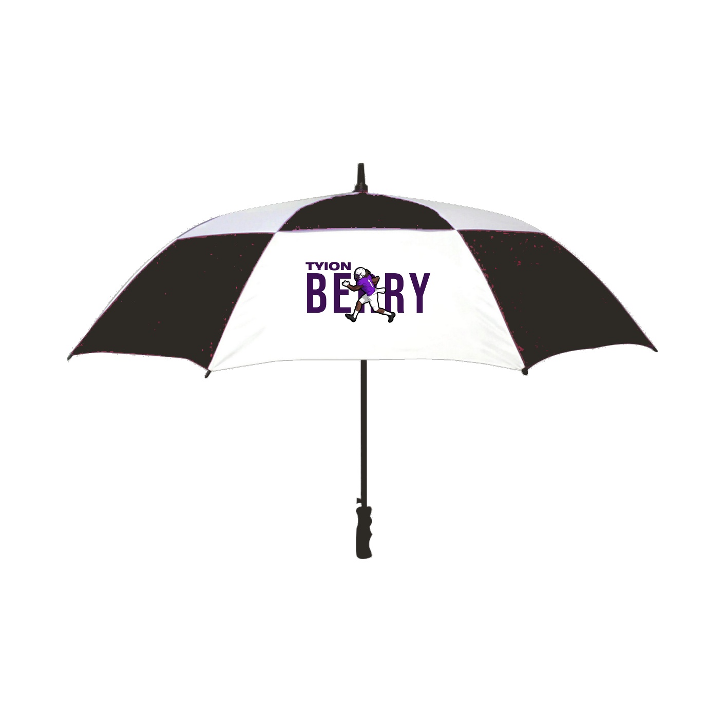 Golf Umbrella — Player Name in Black