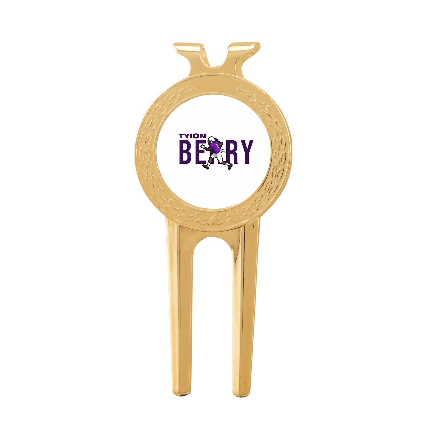 Divot Tool with Ball Marker — Player Name in Classic