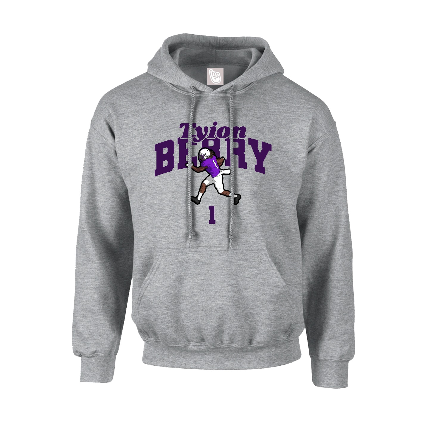 Hoodie — Signature Arch in Grey