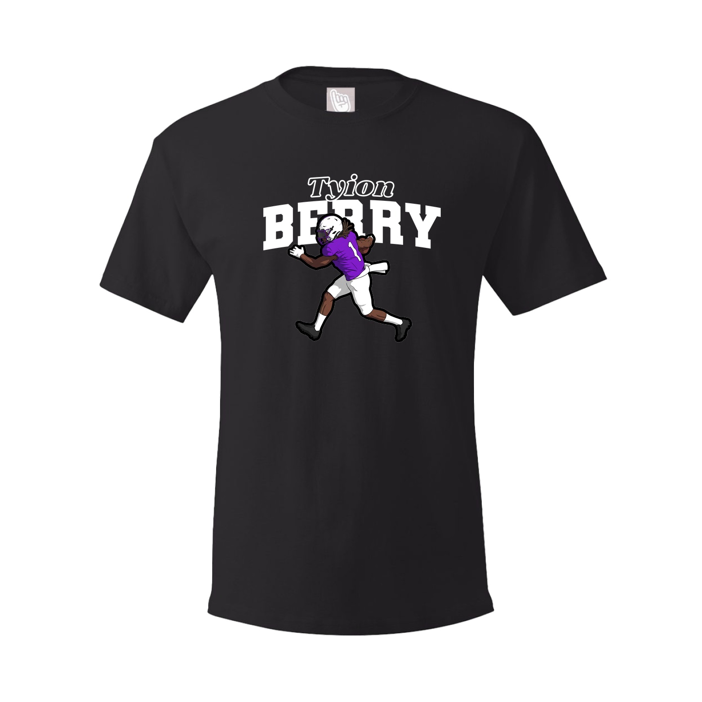 Youth Tee — Name Arch in Black