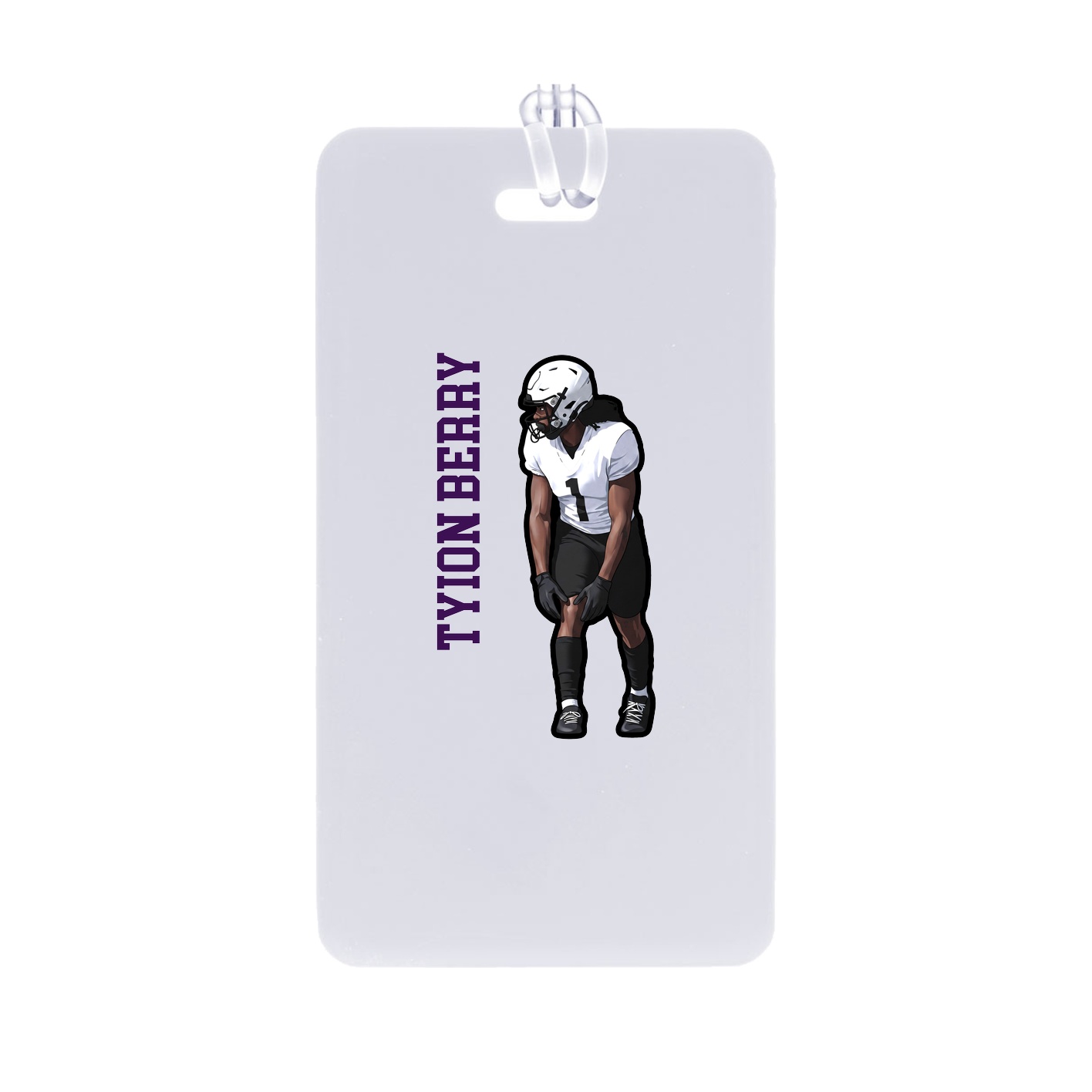 Bag Tag — Name Vertical in Classic