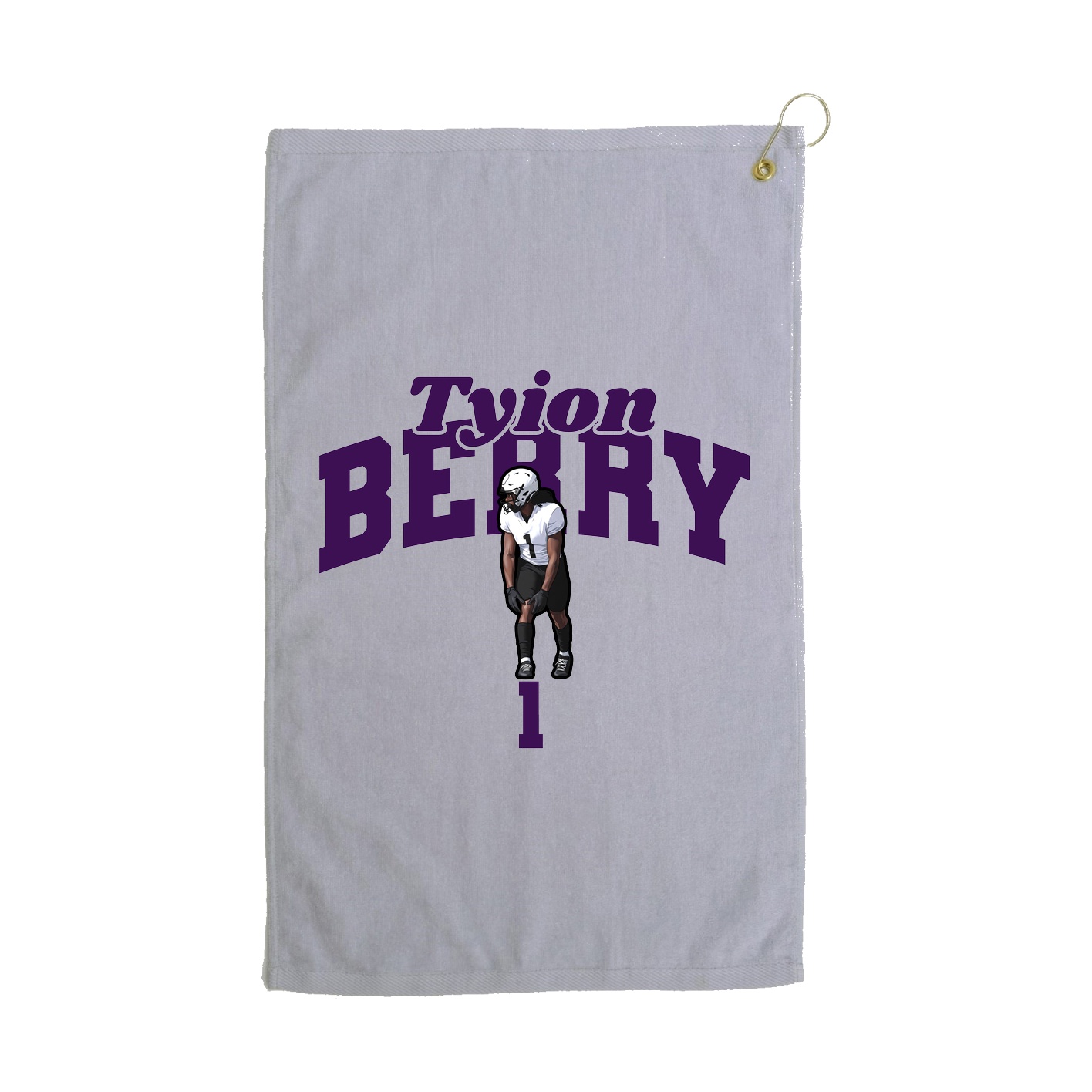 Golf Towel — Signature Arch in Grey