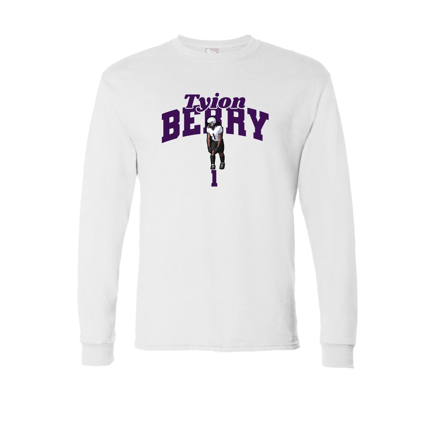 Long Sleeve Tee — Signature Arch in White