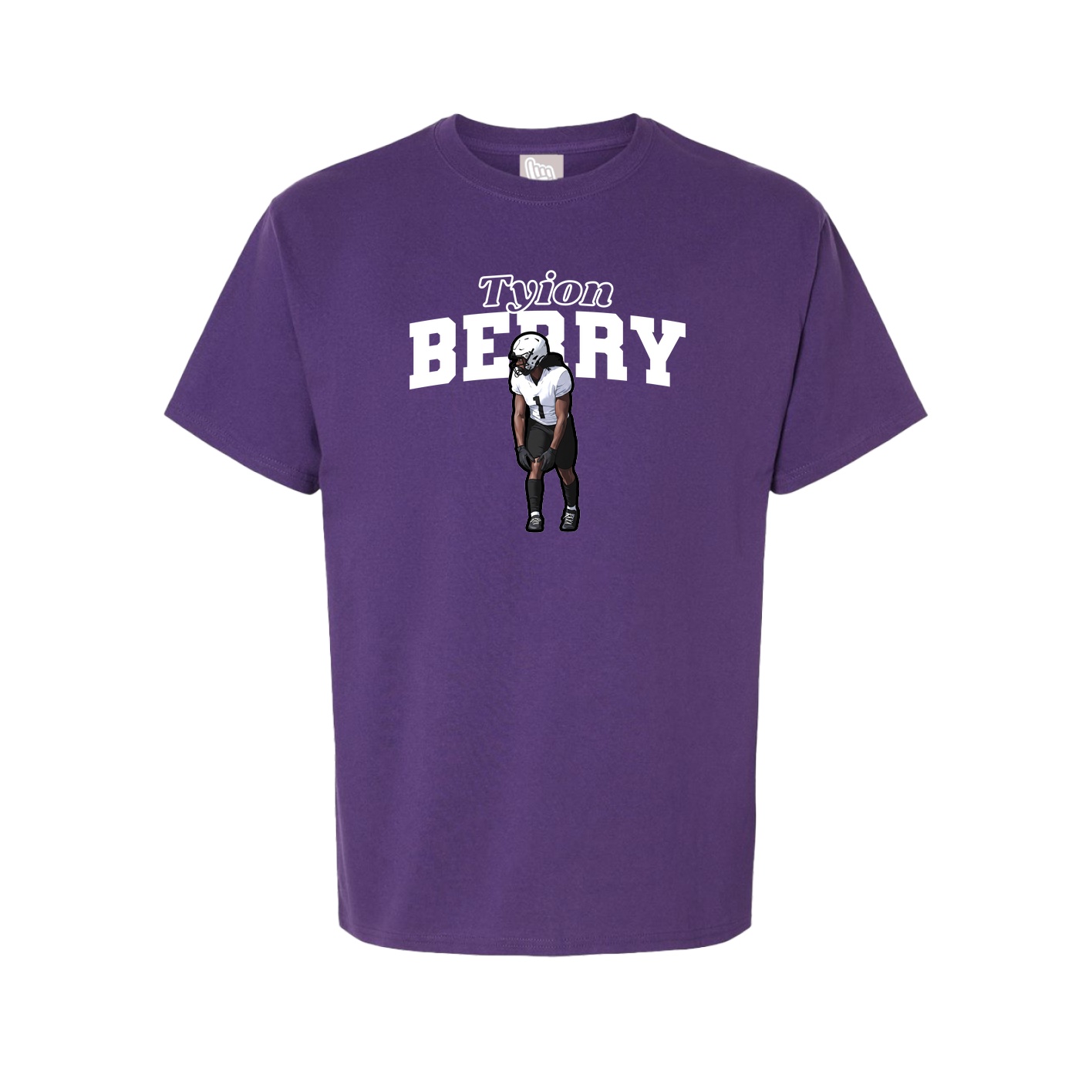 Tee — Name Arch in Purple