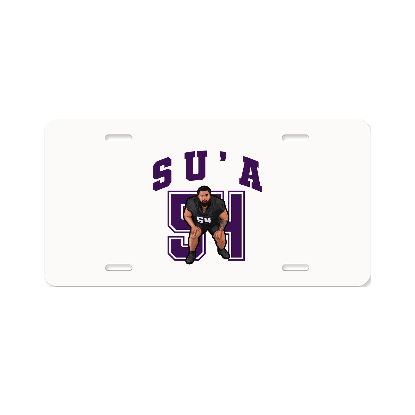 License Plate — Number in Classic