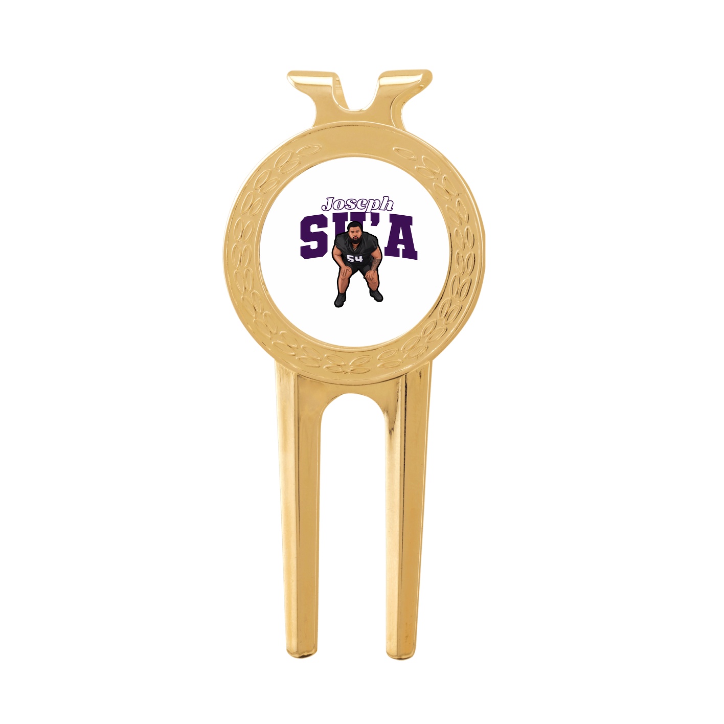 Divot Tool with Ball Marker — Name Arch in Classic