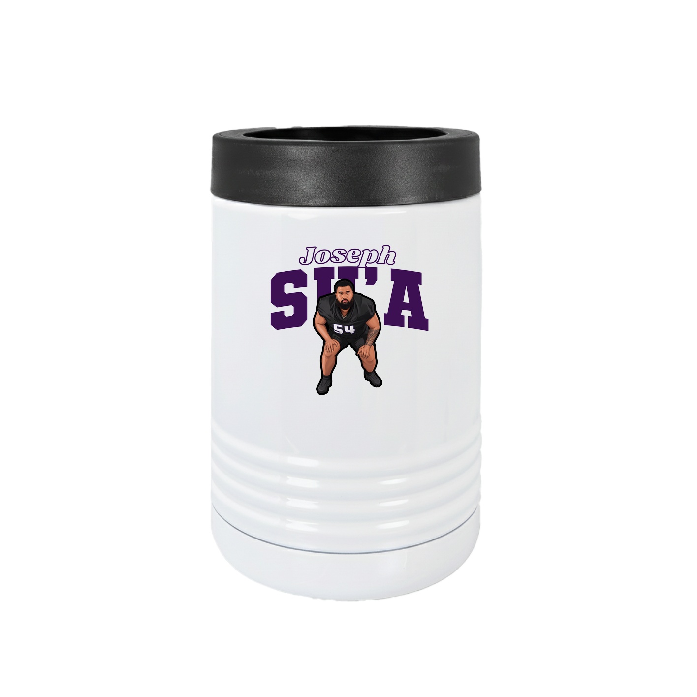 Beverage Holder — Name Arch in White