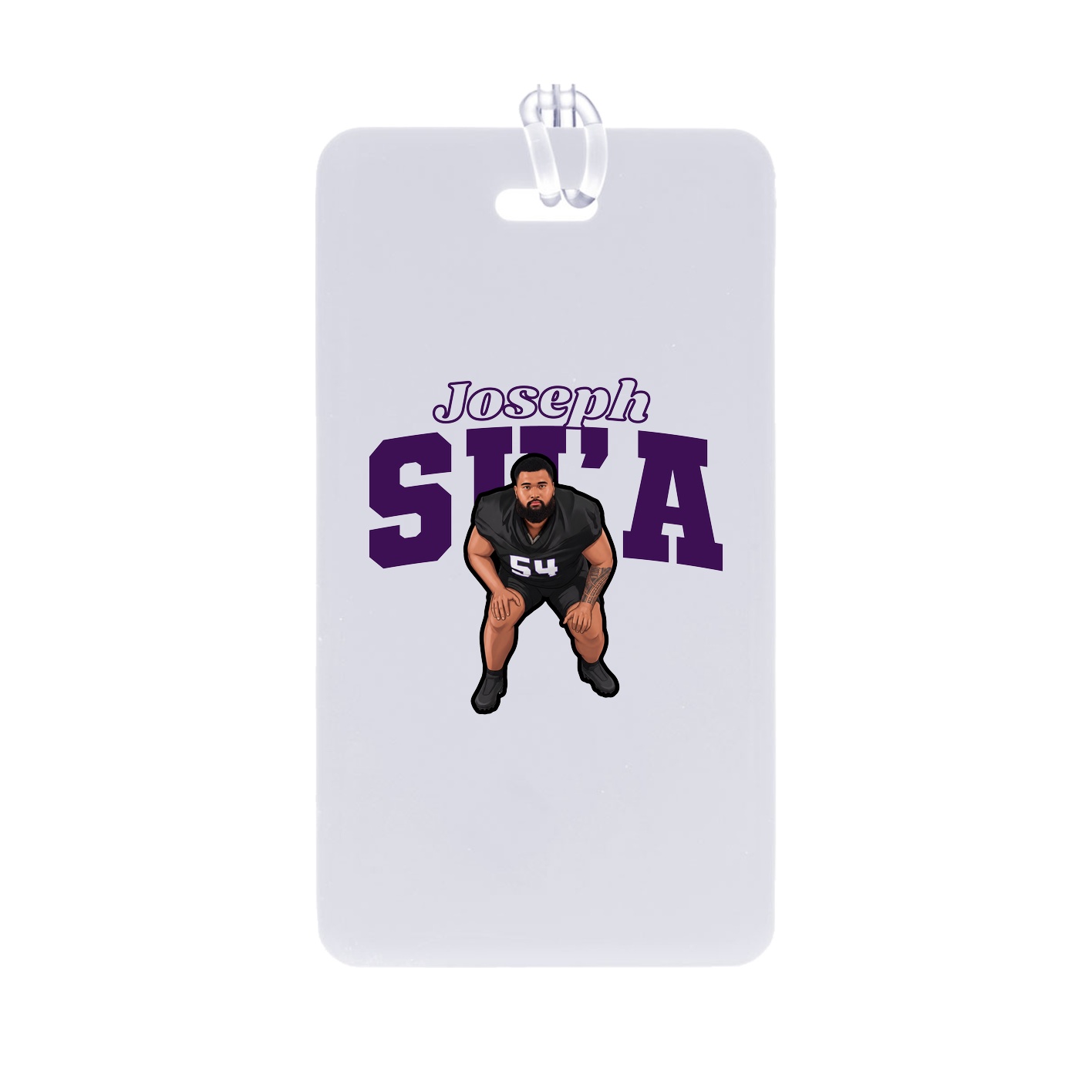 Bag Tag — Name Arch in Classic