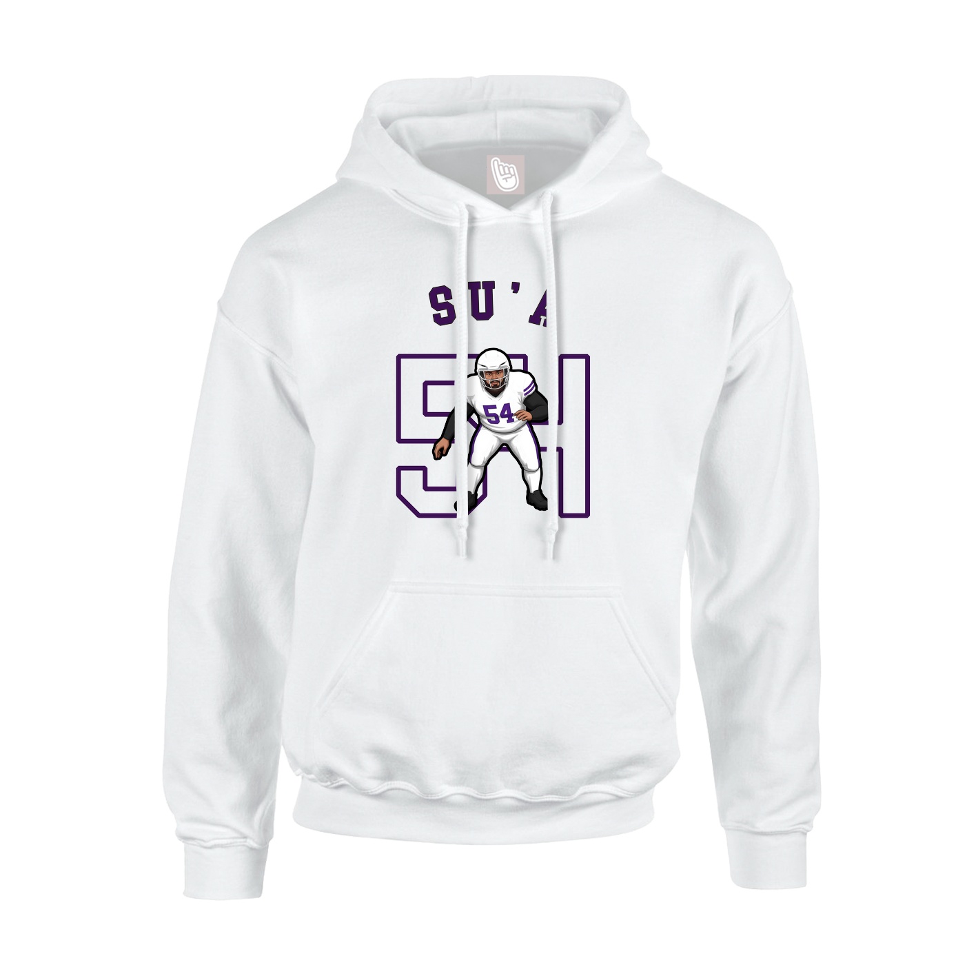 Hoodie — Shirsey Arch in White