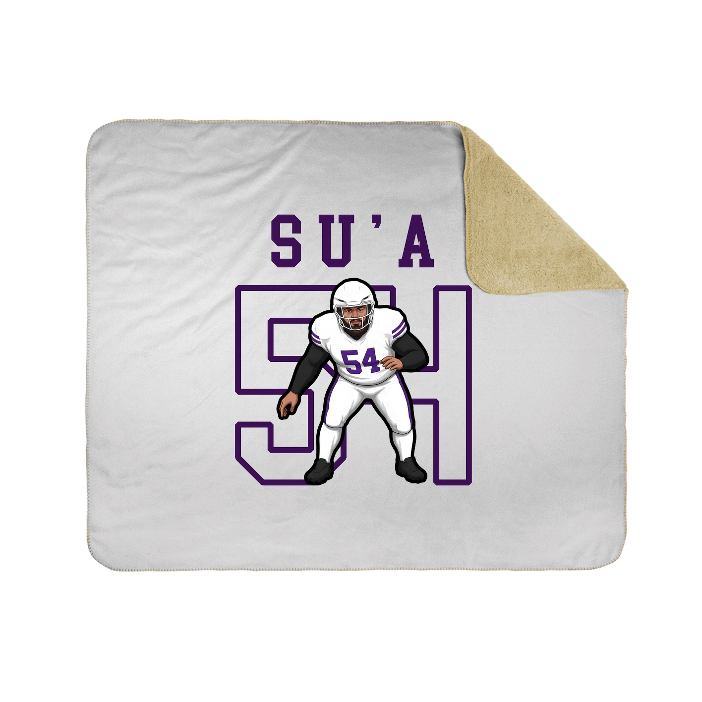 Throw Blanket — Shirsey in White
