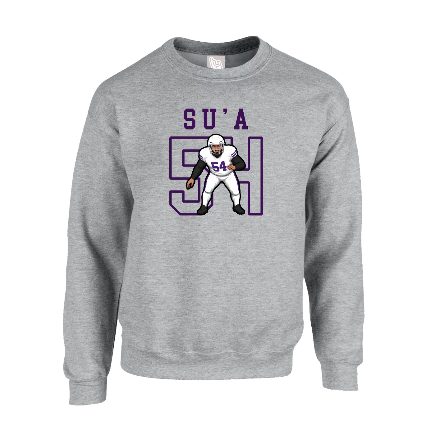 Fleece Crew — Shirsey in Grey