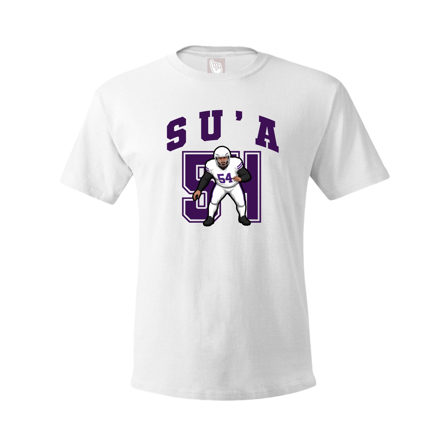 Tee — Number in White