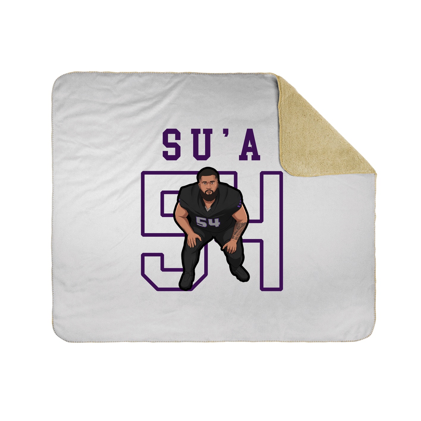 Throw Blanket — Shirsey in White
