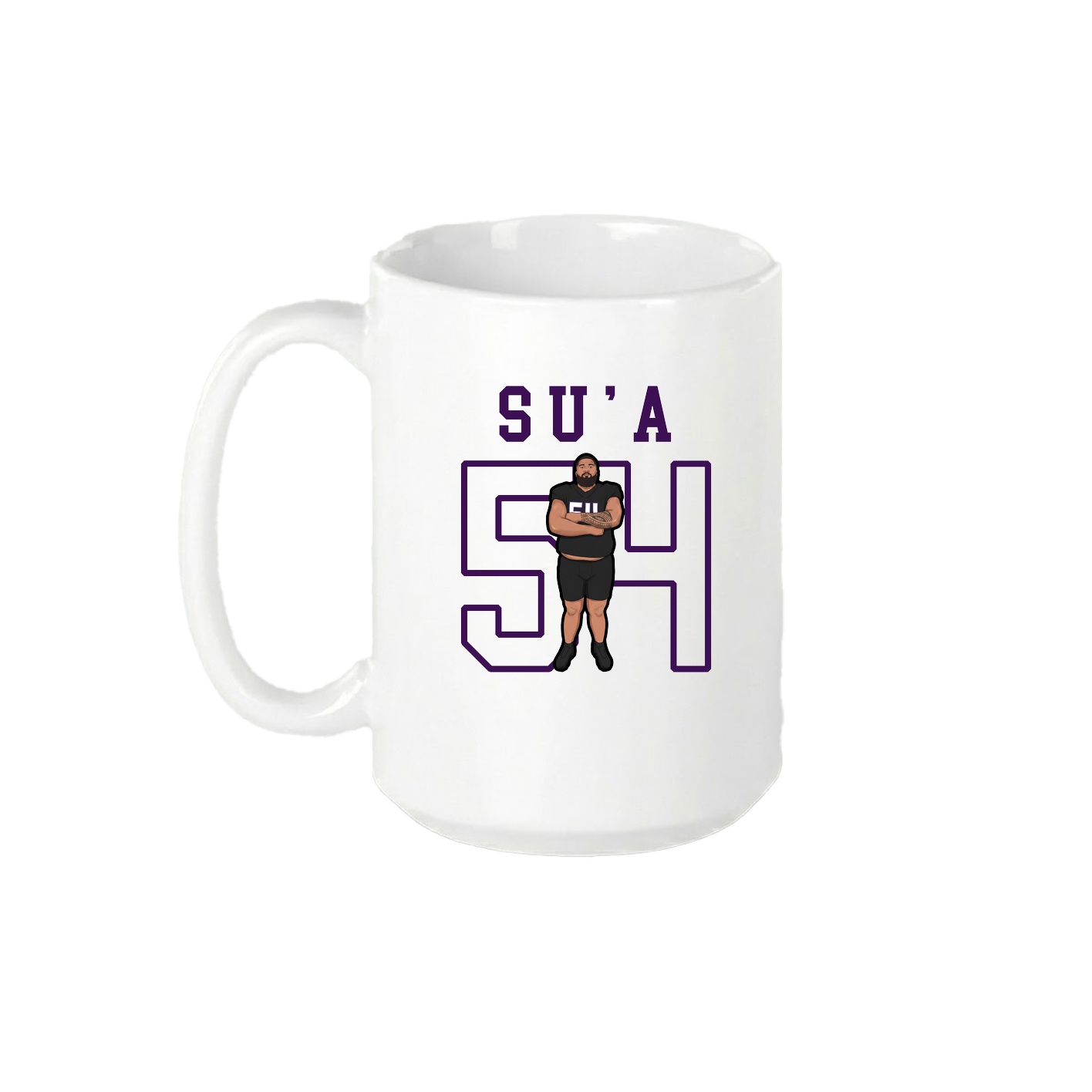 15oz Coffee Mug — Shirsey in White