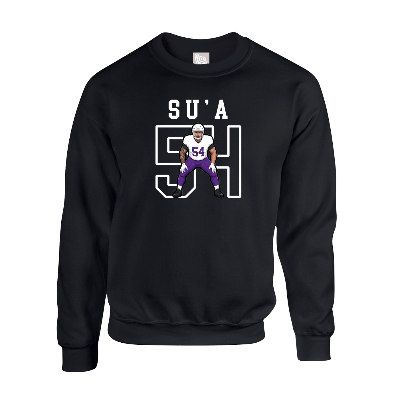 Fleece Crew — Shirsey in Black